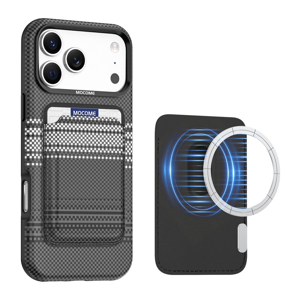 Dành Cho iPhone 15 Pro Max / 16 Pro Max / Plus 15 Plus Sạc Không Dây Họa Tiết Kevlar Ốp Lưng Điện Th