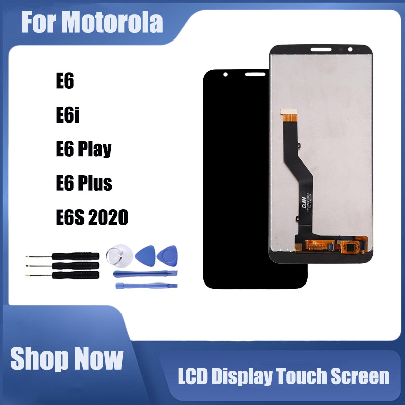 Tương thích với Motorola Moto E6 E6i E6 Play E6 Plus E6S 2020 Màn hình LCD Thay thế màn hình cảm ứng