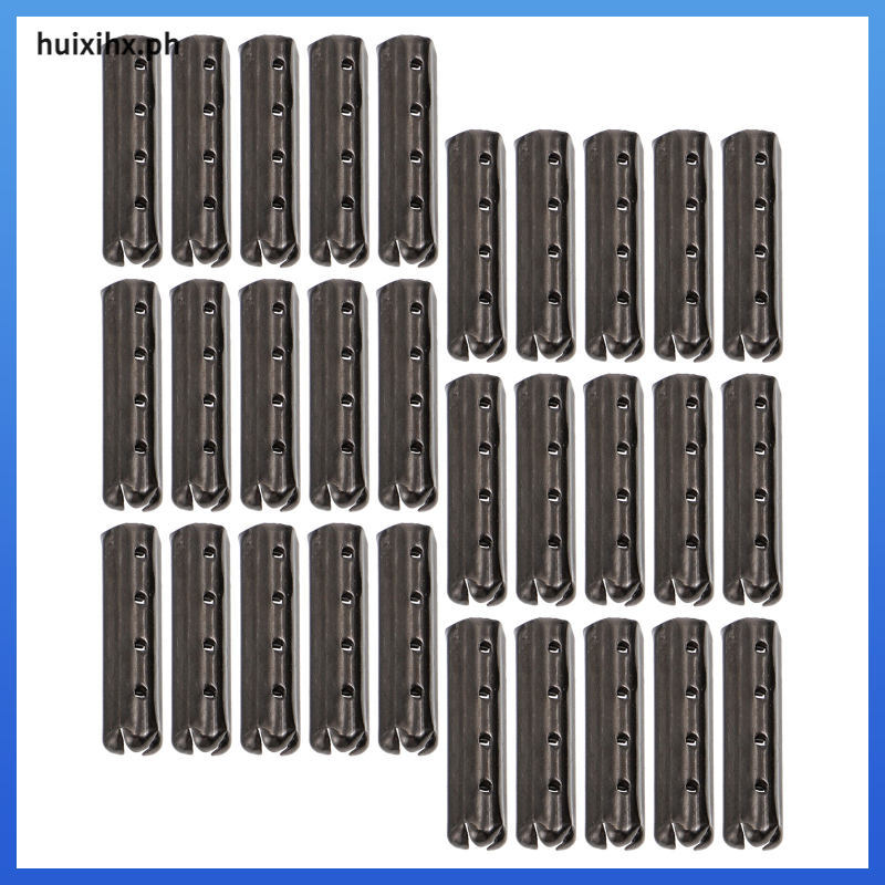 Bộ 50 Dây Rút Kim Loại Đầu Mũ Đồng Aglets Đầu Hình Trụ Cho Áo Hoodie Sweatpants Áo Khoác Mũ Túi 0,2 
