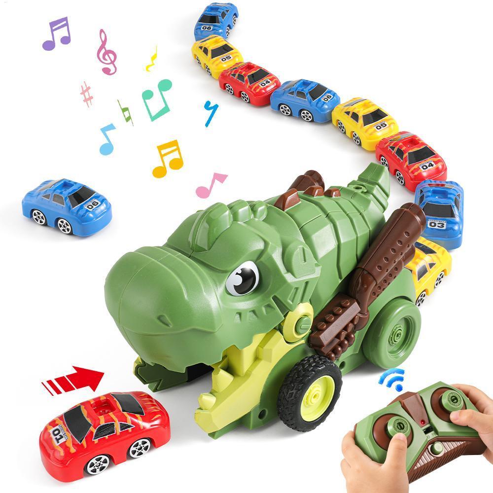 RC Xe Đồ Chơi Điều Khiển Từ Xa Khủng Long Ăn Đua Xe Đồ Chơi Tyrannosaurus Rex Xe Tải Eaten Ô Tô Đồ C