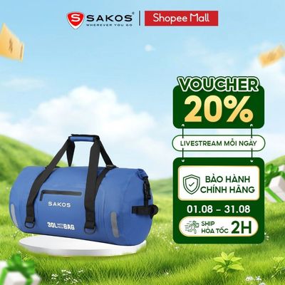 Túi Trống Du Lịch Chống Nước SAKOS MARINO Dung Tích 30L Rộng Rãi Bền Bỉ Đi Du Lịch