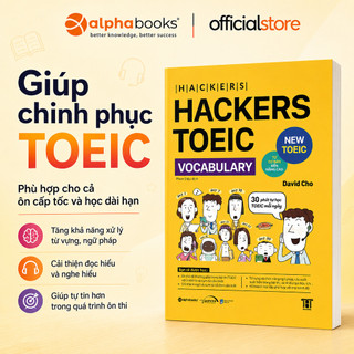 Sách - Hackers TOEIC Vocabulary - Tự học Toeic mỗi ngày (Gamma Books)