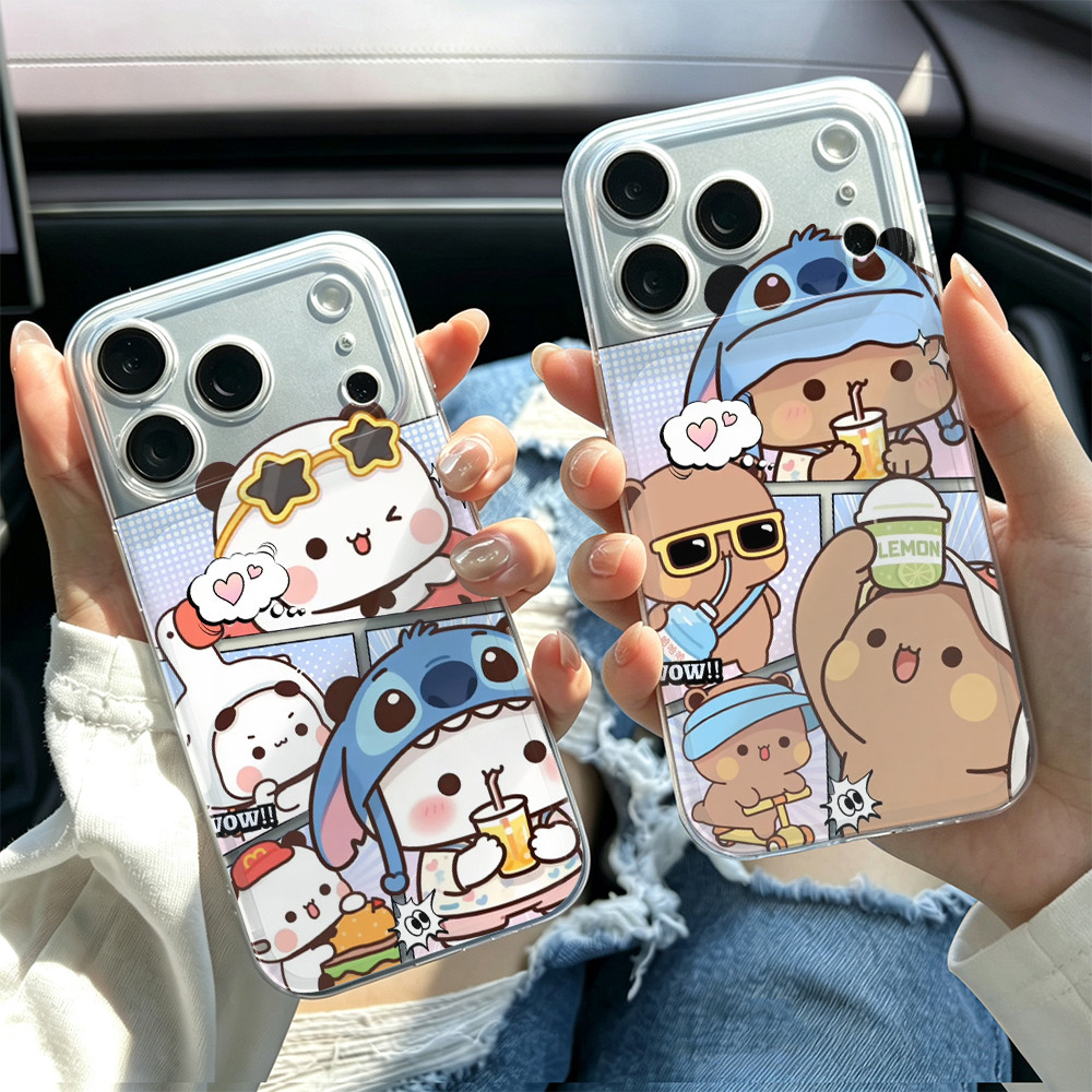 ỐP đIệN ThoạI Phong cách truyện tranh Yier Bubu Cho IPhone 17 16PROMAX 15Plus 14 13 12 11 ốP Silicon