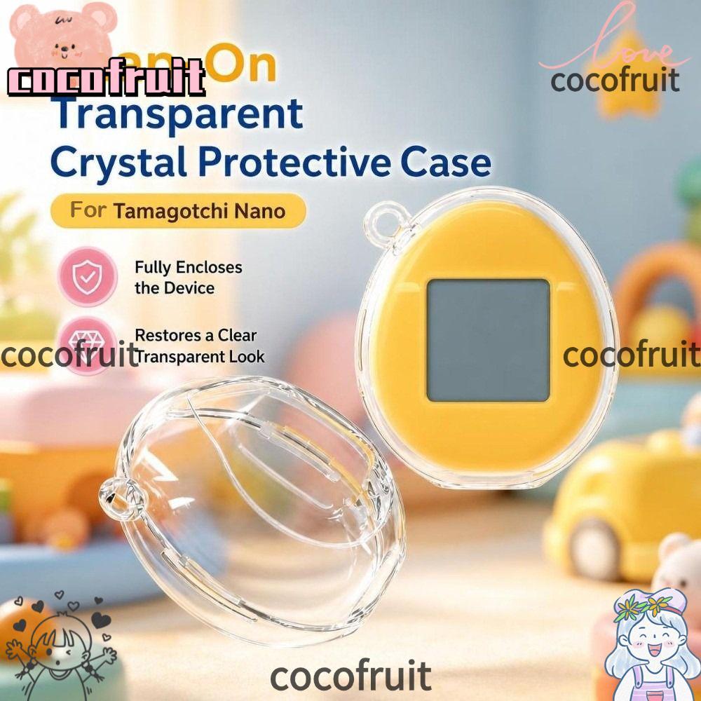 COCOFRUIT Bảo vệ, Da cứng PC, có cánh Vỏ thay thế chống sốc chống rơi cho phụ kiện Nano Tamagotchi