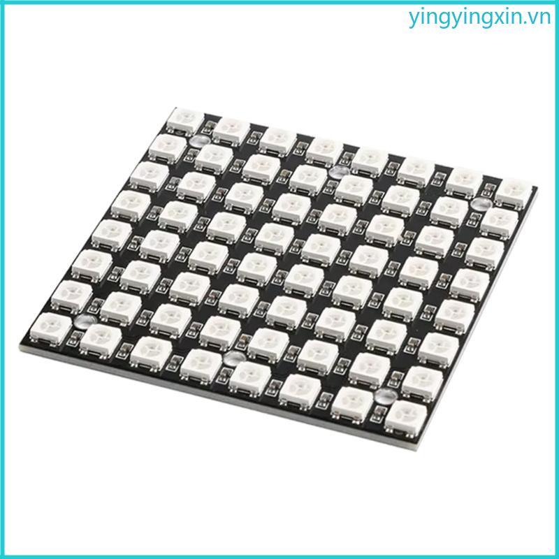 Mô-đun LED YIN WS2812 5050 LED 8X8 WS2812B 8X8 64 Bit Full Color 5050 LED