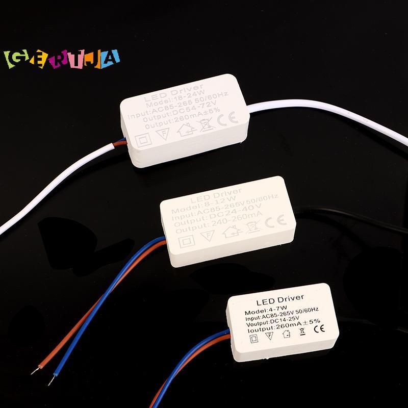Scvn 1PC 1-3W 3-5W 4-7W 8-12W12-18W 18-24W LED Driver Light Transformer Bộ chuyển đổi nguồn điện khô