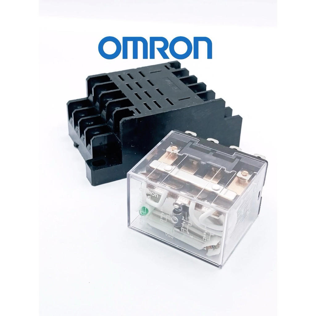 LY4 LY4N có đèn RELAY 12VDC 12VAC 24VDC 48vdc 24VAC 110v 220VAC Ổ cắm để giao hàng nhanh khẩn cấp
