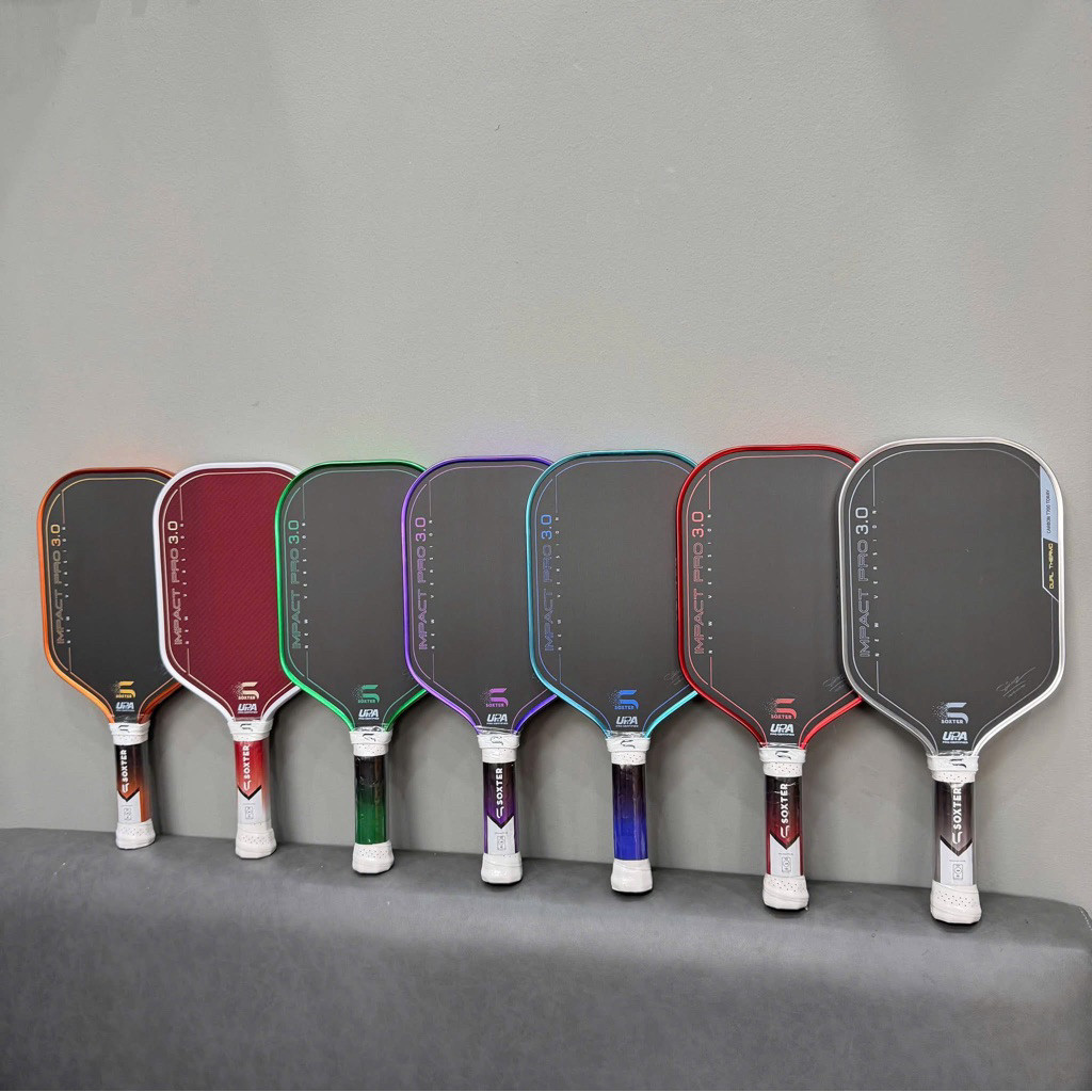 [SOXTER] Vợt Pickleball Soxter Impact Pro 3.0 – Lõi tổ ong Êm Tay, Trợ Lực, Kiểm Soát Tốt