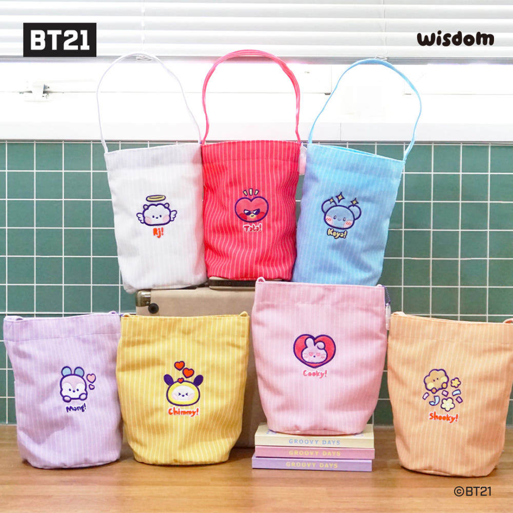 Túi Eco minini BT21, túi Tumbler