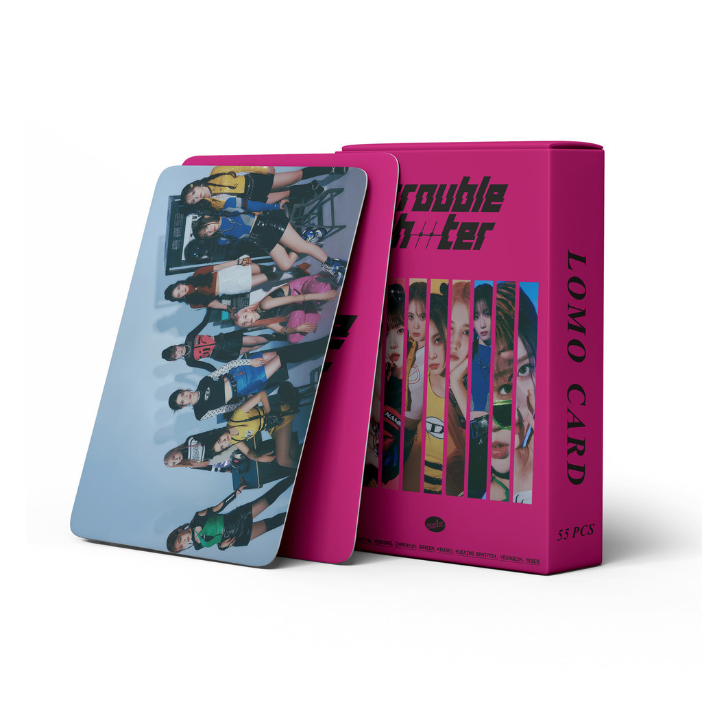 55 Miếng Kep1er Album Mới TROUBLESHOOTER Ngôi Sao KPOP Hàng Hóa LOMO Photocard