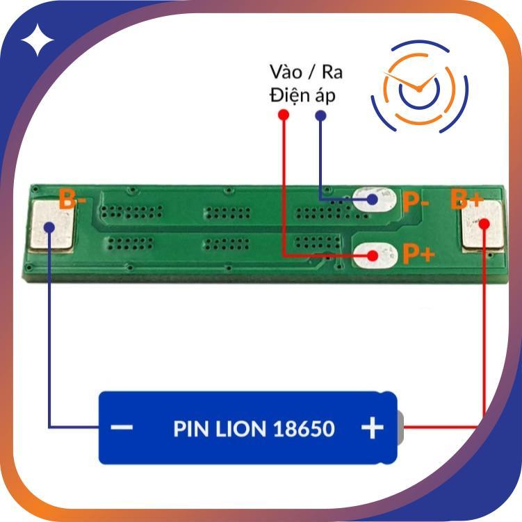 Mạch bảo vệ pin 1S - Mạch Bảo về Pin 18650 15a