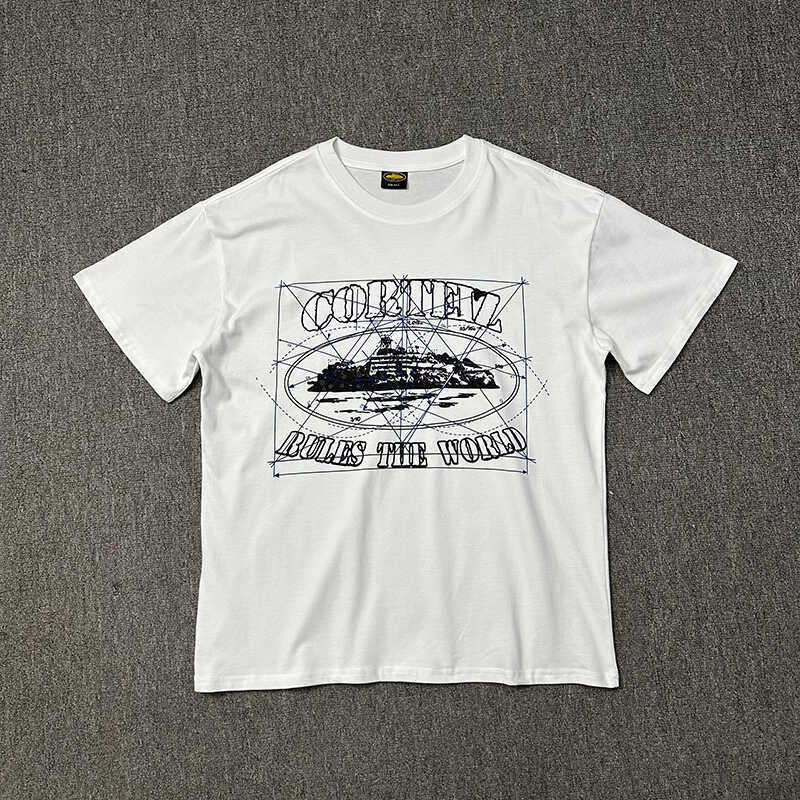 VLONE FOG Demon Island Corteiz Demon Island In Hình Mùa Hè Nam Nữ Rời Áo Thun Tay Ngắn tee