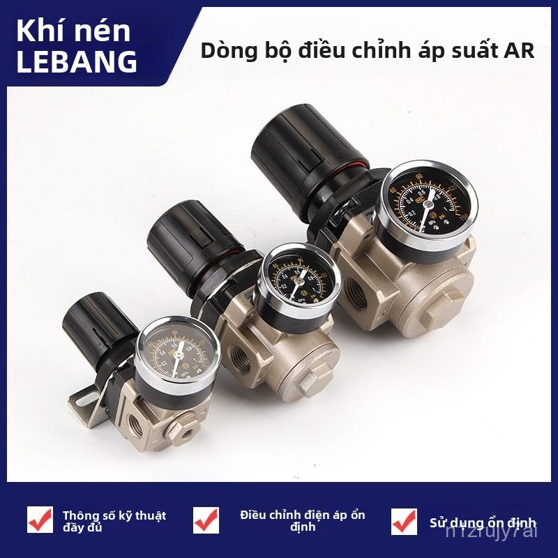 Van điều áp khí nén AR2000-02 AR4000-04 AR3000-03 thiết bị giảm áp bền bỉ