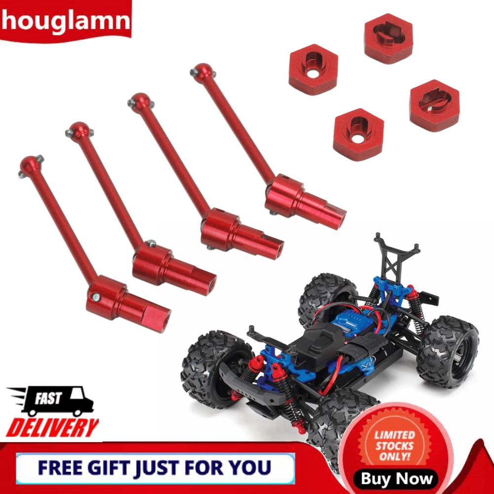 Houglamn VGEBY RC Car Front Rear Drive Shaft Hợp kim nhôm Driveshaft CVD cho Latrax Axle Teton 1/18 