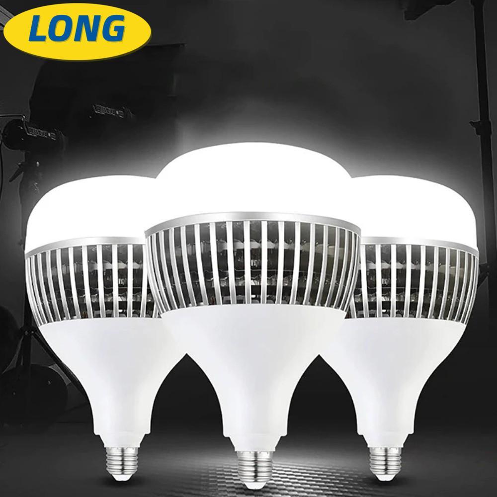 Bóng đèn LED LONNGZHUAN E27, Đèn siêu sáng cỡ lớn điện áp 220V, Đế E27 siêu sáng di động 100W Đèn ti