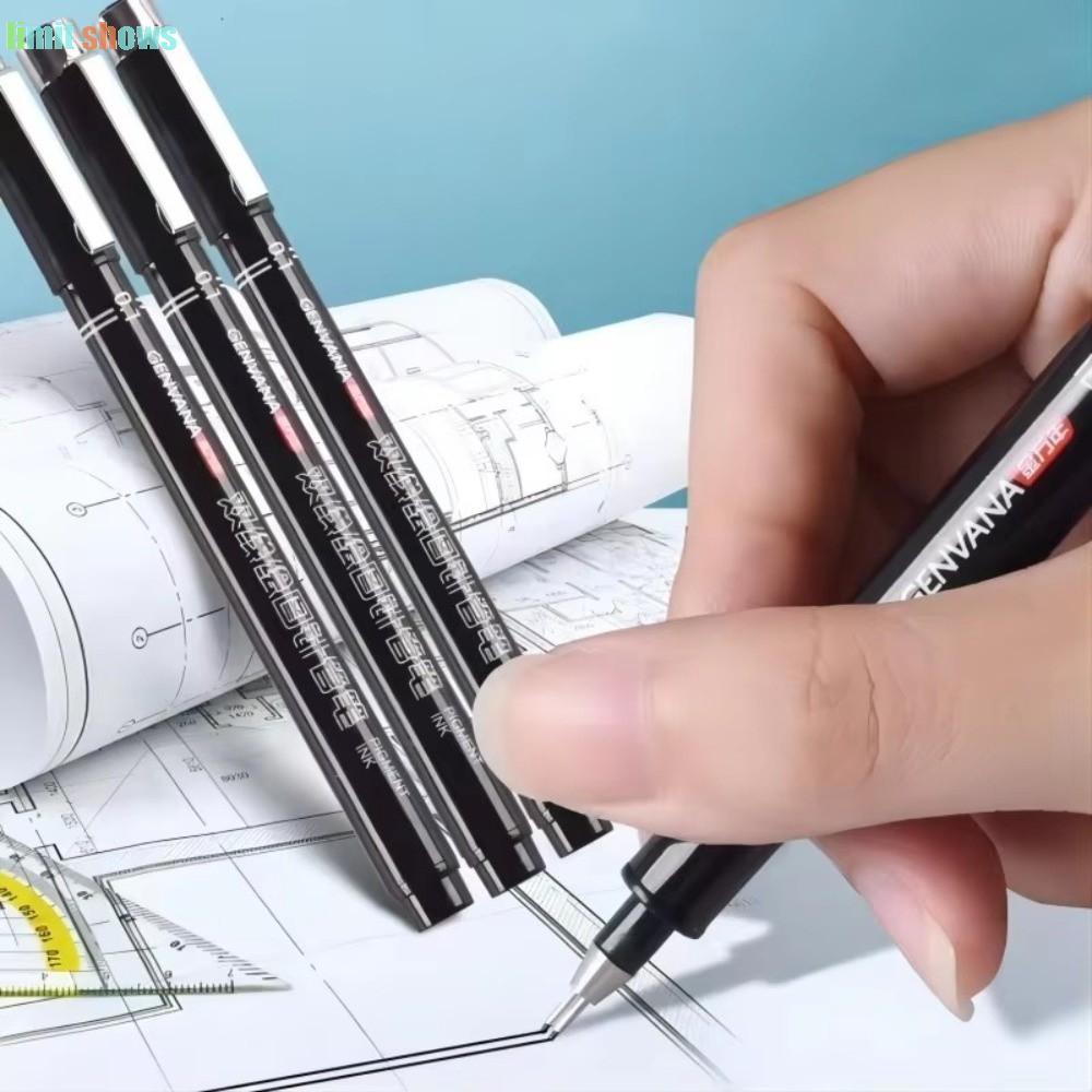 limit shows GIỚI HẠN SHOWS Bút kim vẽ, Bút Gel hai dòng màu đen chuyên nghiệp, Đồ dùng nghệ thuật tr