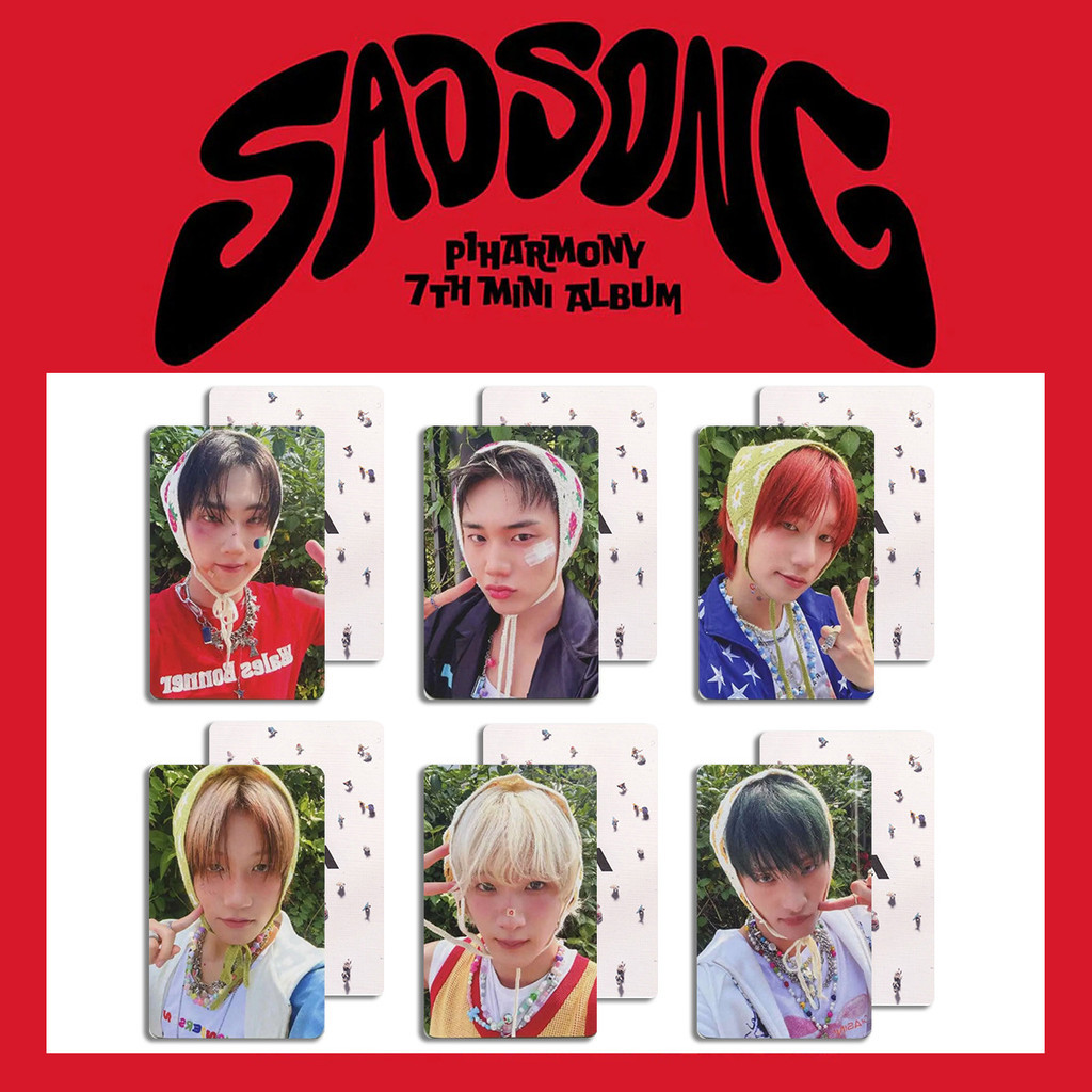 P1Harmony Kết Hợp Hàng Hóa Photocard SAD SONG Album Cùng Phong Cách Photocard Bonus Photocard P1ece