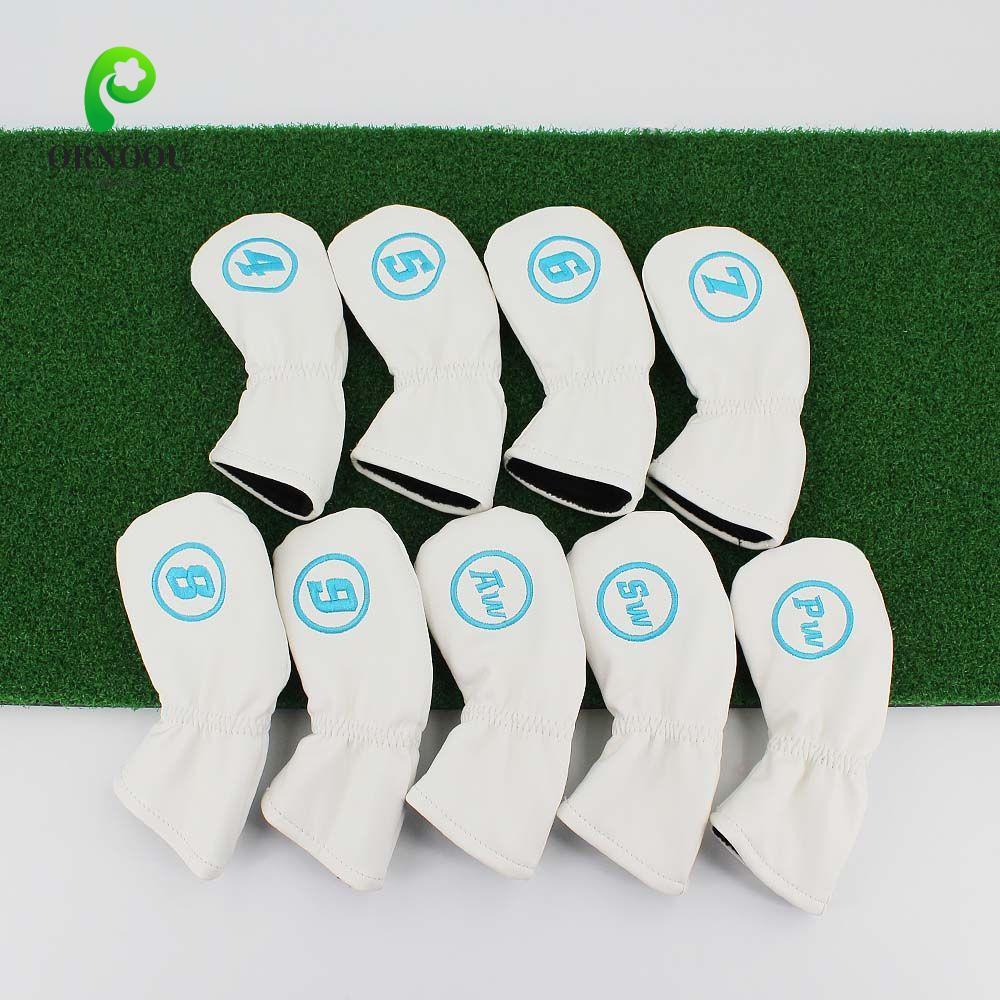 ORNOOU Golf Iron Headcover Với Thiết Kế Số Golf Putter Phụ Kiện Vỏ Bảo Vệ Golf Iron Covers Set 4-9, 