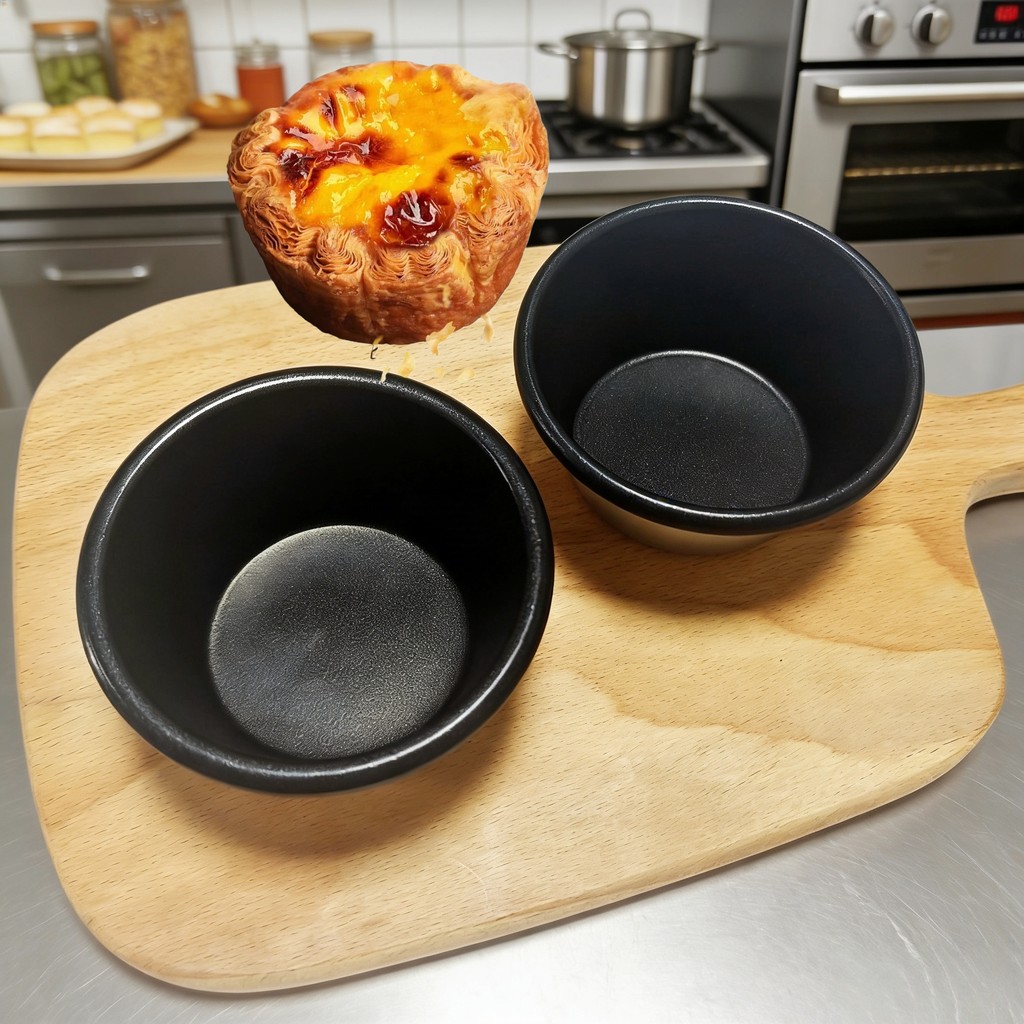 Caramel Croissant Trứng Tart Khuôn Chống Dính Bơ Tart Pháp Hướng Dương Trứng Tart Nướng Khoai Lang B