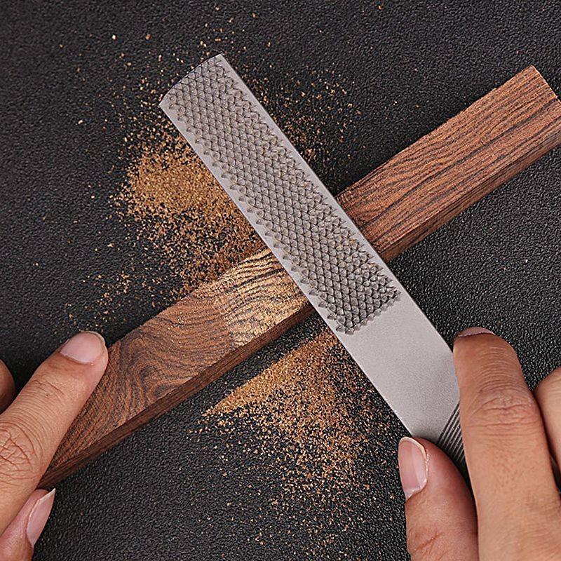 Tập tin Chế biến gỗ Công cụ mài Thép phẳng Tập tin Kim loại Răng mịn Gỗ cứng Tập tin Gỗ Hình bán ngu