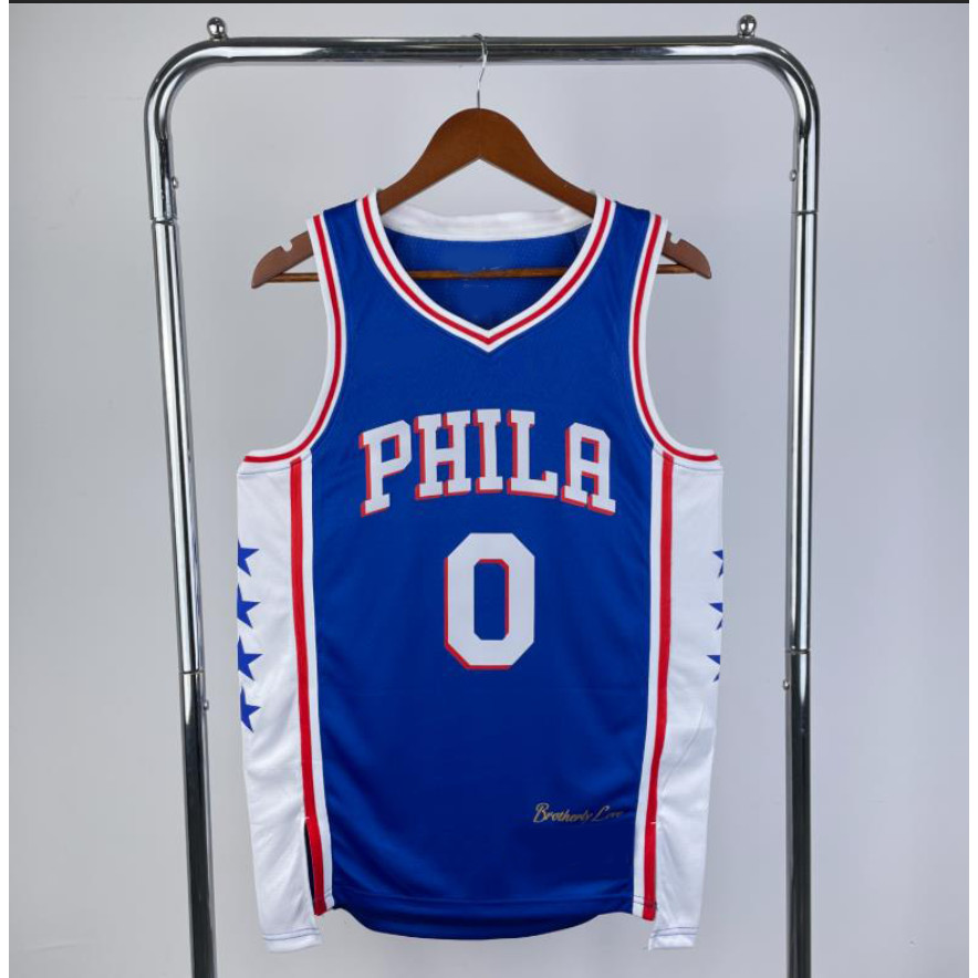 [Hot pressed] Áo bóng rổ mùa giải 2027 76ers James Brown Maxey