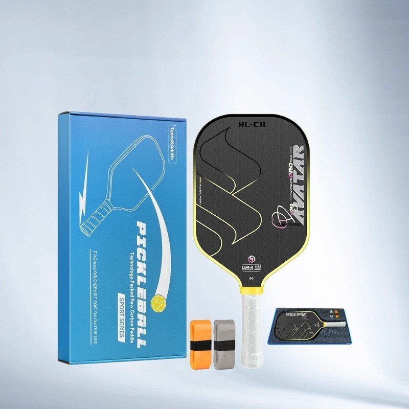 Picker Racket Carbon Fiber Set Vải T700 Frosted Selkirk