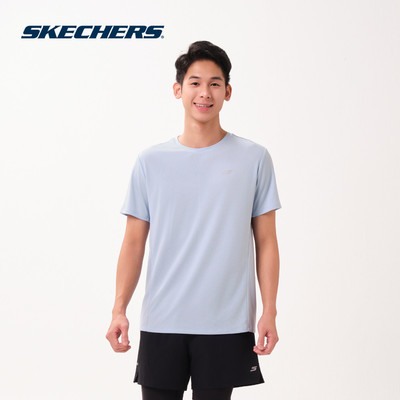 Áo Thun Tay Ngắn Nam Skechers Running Performance Short Sleeve Tee - SP126M093-00M7