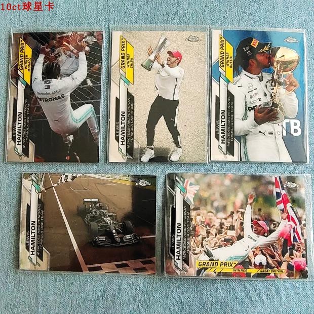 Thẻ đua F1 topps Lewis Hamilton Hamilton Hamilton Thẻ sưu tập Hamilton