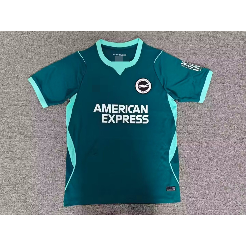 Mới 2627 Brighton 2 sân khách phiên bản áo bóng đá áo thun ngắn tay AAA + S-4XL