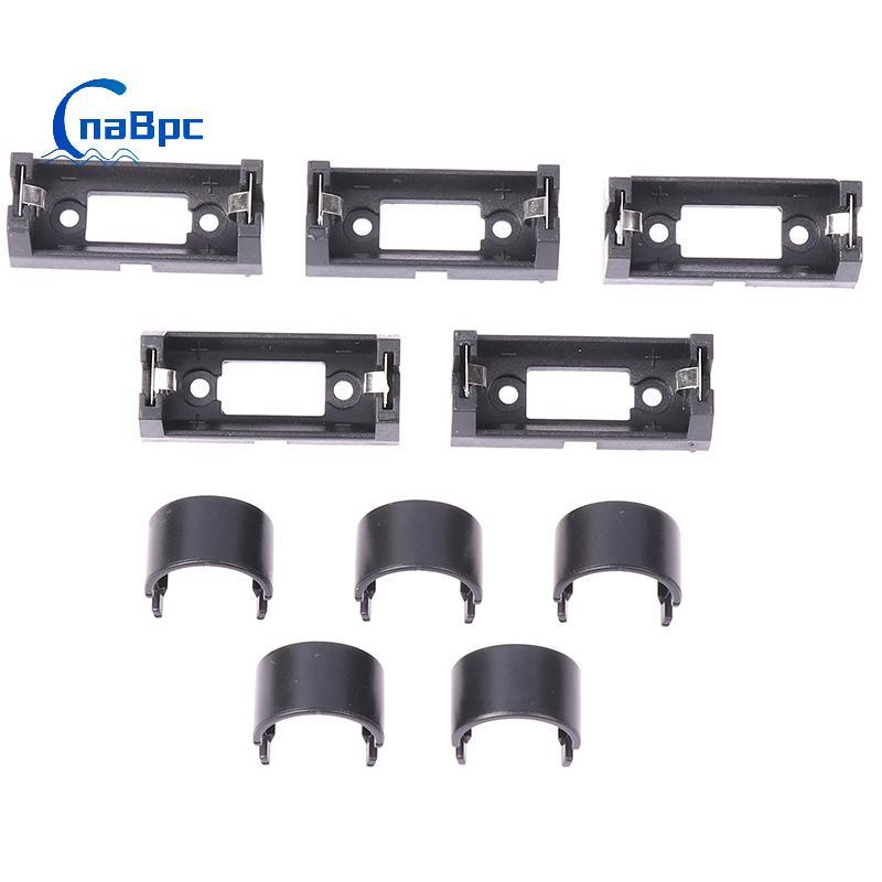 < CnaBpc > 5 Chiếc Cắm CR123A Pin 16340 Hộp Pin LIR123A Hộp Bảo Quản Pin CR123A Vỏ Pin Cho PCB DIY M