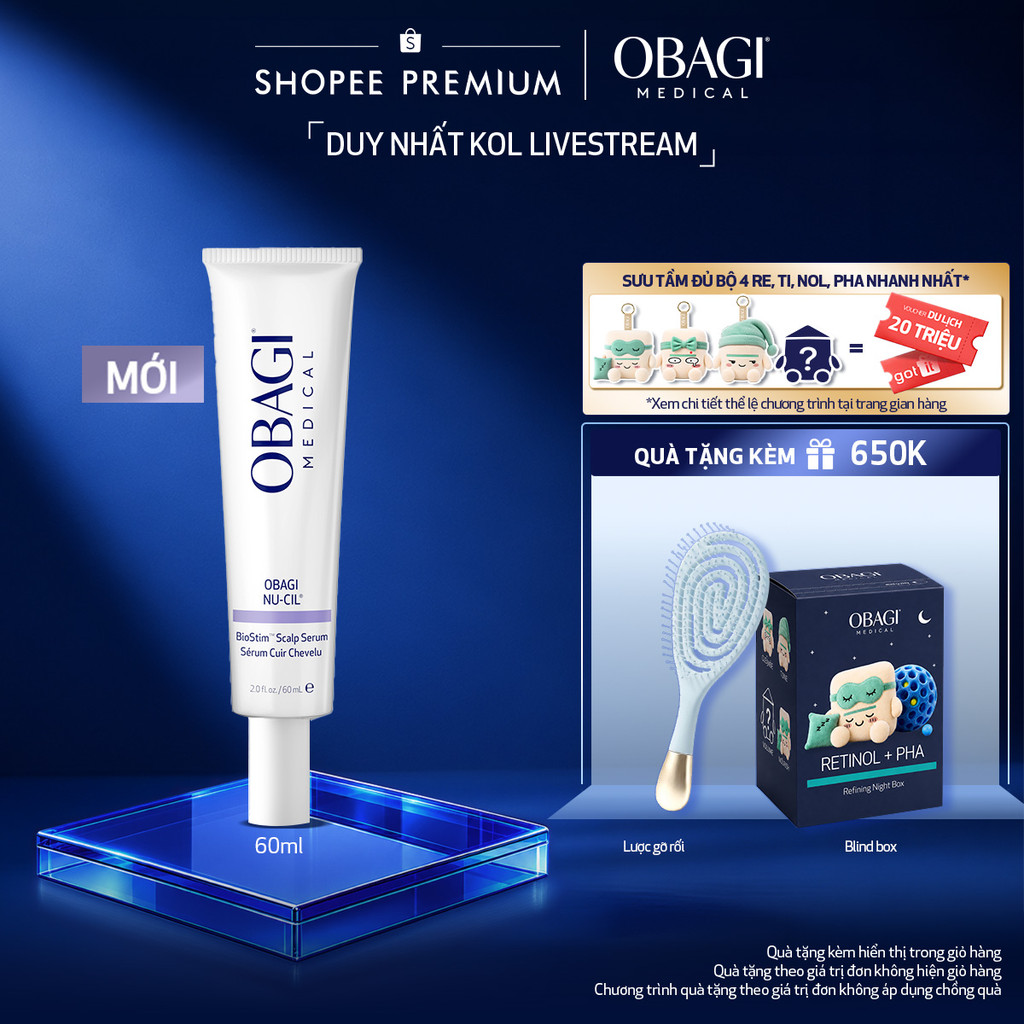 [Hannah x Obagi] Serum Dưỡng Da Đầu & Nang Tóc Obagi Nu-cil® Biostim™