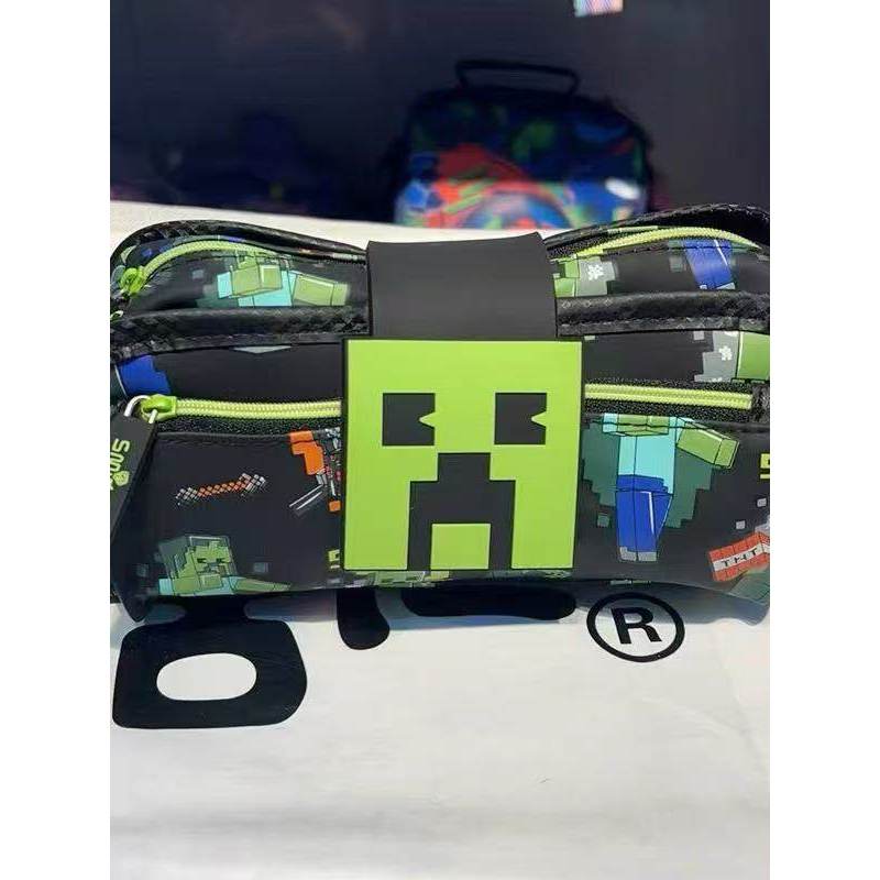 2026 Sản phẩm mới 2025 Úc Smiggle Minecraft Pencil Case Học sinh tiểu học và trung học phổ thông Túi