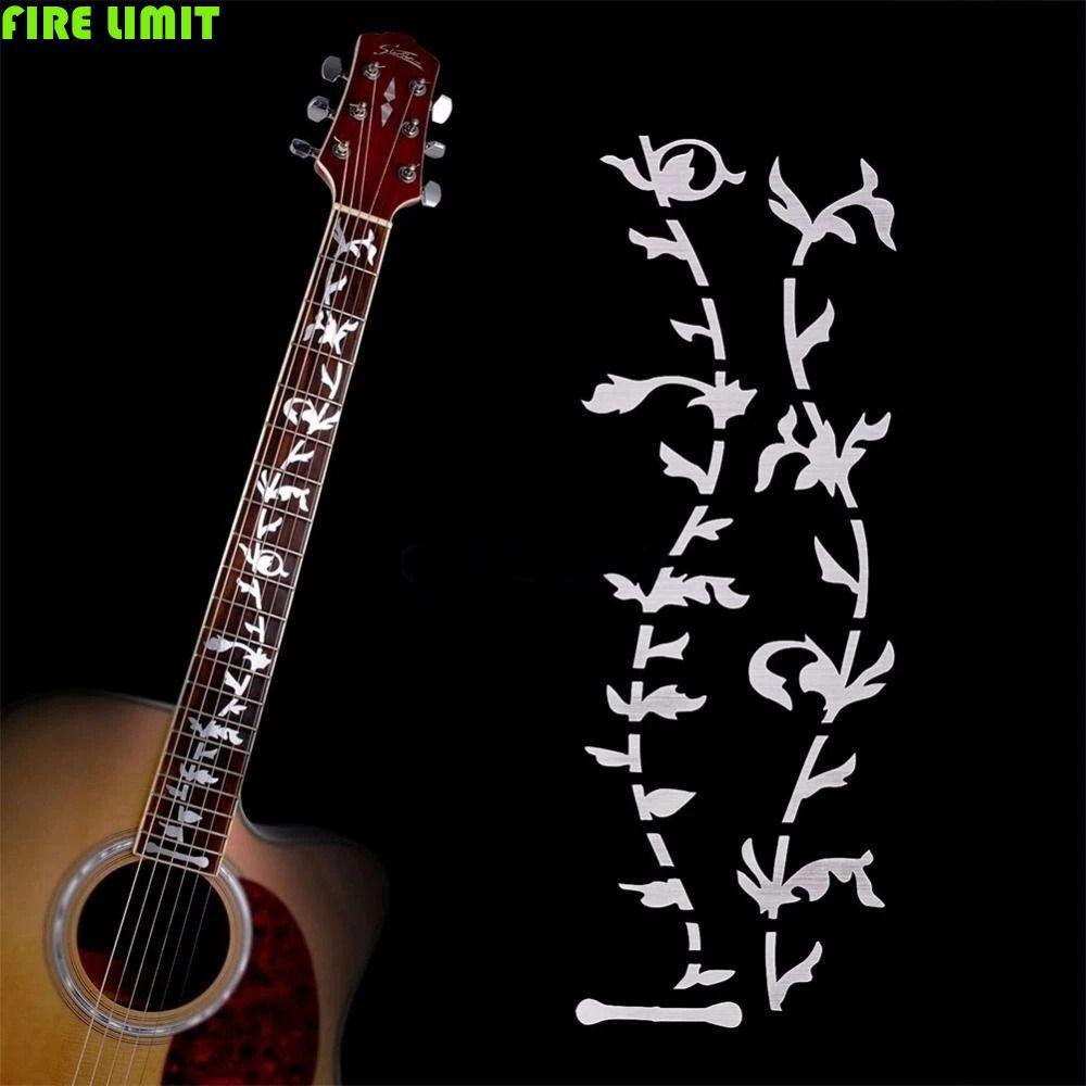 FIRE LIMIT Cross Inlay Đề Can Đàn Guitar Điện Siêu Mỏng Bass Guitar Inlay Miếng Dán Guitarra Phụ Kiệ