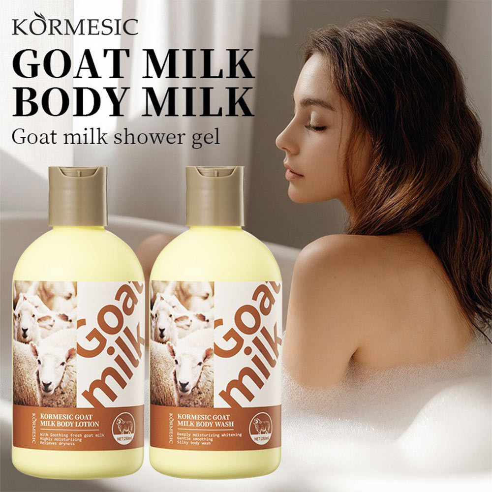 Goat Milk Body Wash Whitening Shower gel Body Care Whitening Artifact Quick Moisturizing 250ml