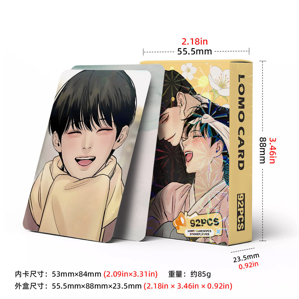 Mới 92 Anime Photocards Bộ Sưu Tập Tranh Hoang Dã HD In Màu Photocards Truyện Tranh Hàn Quốc Dán Hàn
