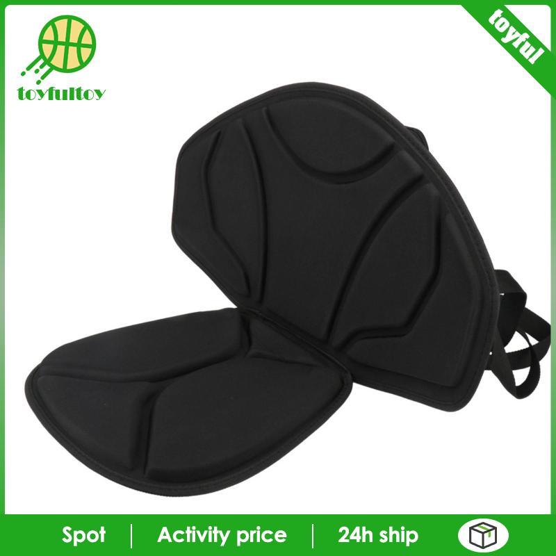 Ghế chèo thuyền Kayak có đệm có túi đựng có thể điều chỉnh để chèo thuyền Kayak, chèo thuyền, chèo t