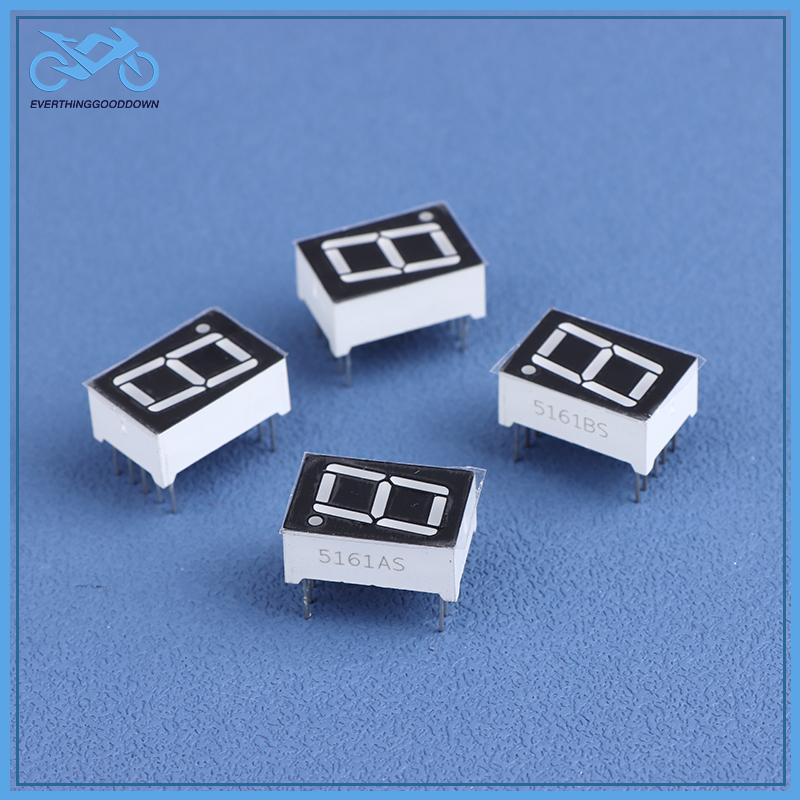 EVER 10 Chiếc Kỹ Thuật Số Tubemon AnodeCathode 0.56 Inch 10Pins 5161AS 5161BS 1 Bit Chữ Số 7 Phân Đo