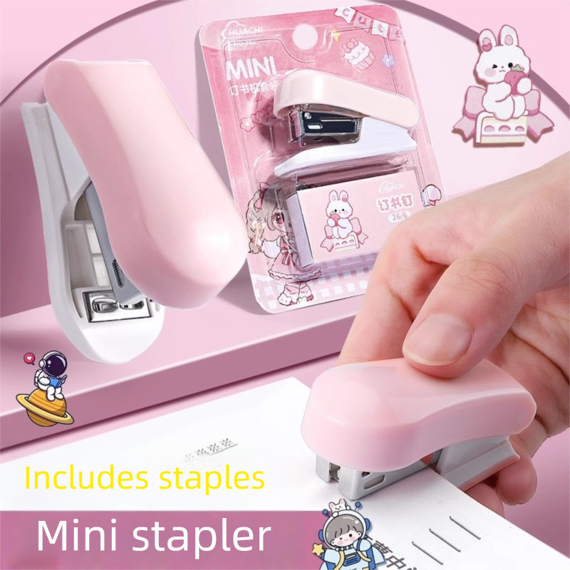 Kim bấm nhỏ Học sinh Mini Dụng cụ đóng sách tiết kiệm lao động chuyên dụng cao-