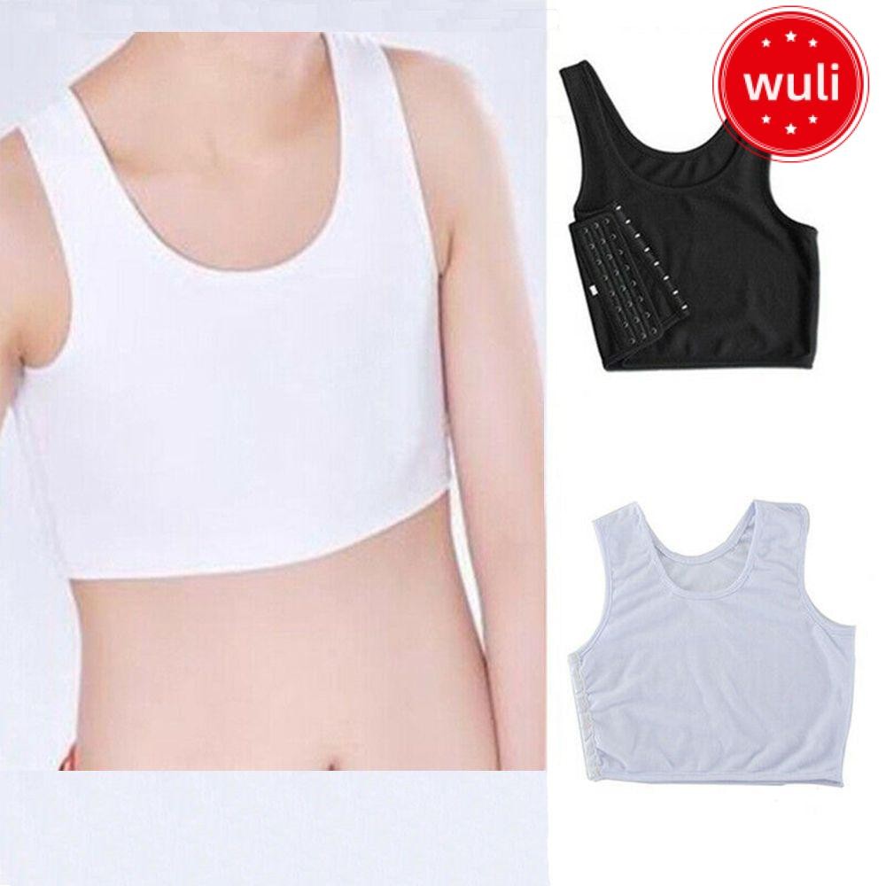 WULI Corset Quần Lót Xe Tăng Áo Ngực Chất Liệu Kết Dính Phù Hợp Tomboy