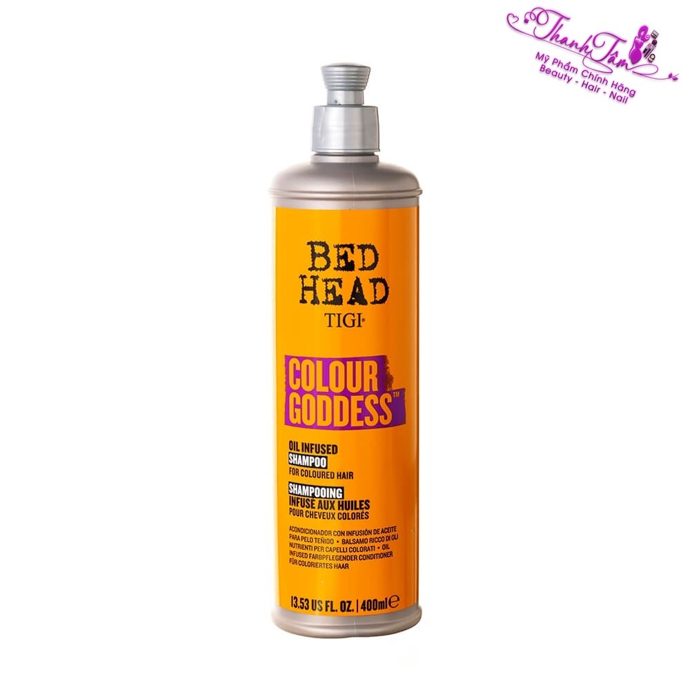 Dầu gội nữ chúa màu nhuộm Tigi Bed Head Colour Goddess Shampoo 400ml ( New 2026 ) - NN