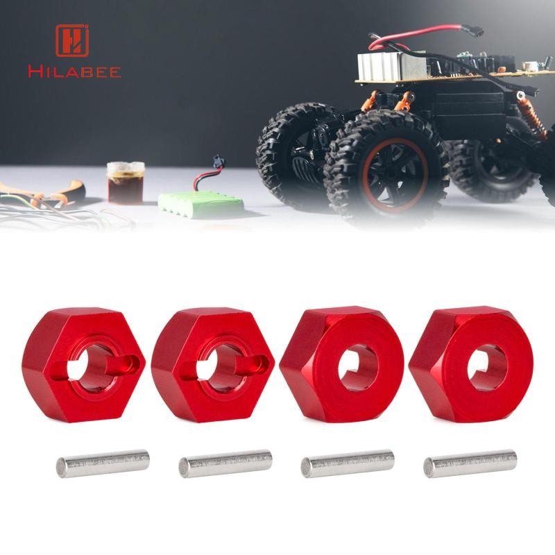 12mm RC Wheel Hex Hubs Drive Adapters DIY Chống Trơn Trượt Cho 1 / 14 Mjx RC 14210