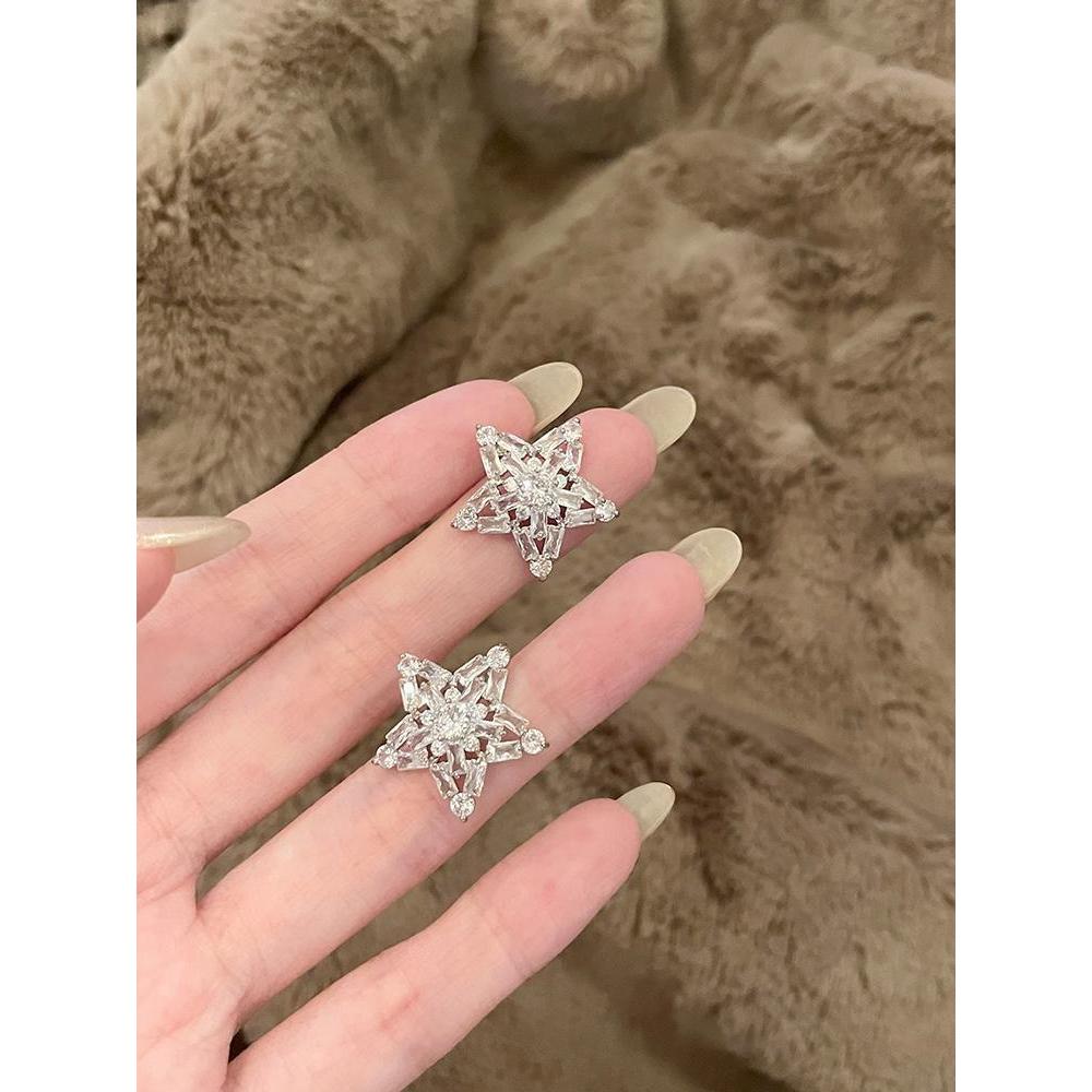 Ghft Friday Jewelly - Bông Tai Full Kim Cương Ngôi Sao Micro-Ind