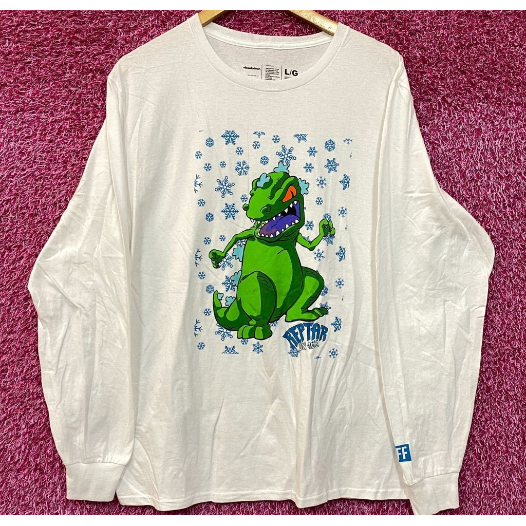 Áo thun dài tay cotton nguyên chất, thiết kế Ice Snow Flag của Nick Channel