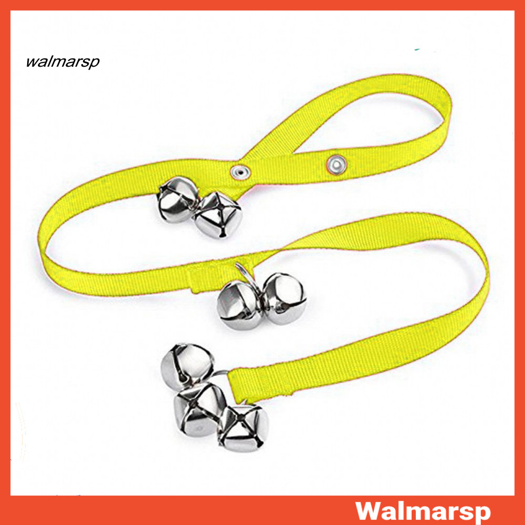 [WMP] Chuông cửa cho chó cưng Dây có thể điều chỉnh Huấn luyện tại nhà Giao tiếp Clicker với 7 chuôn