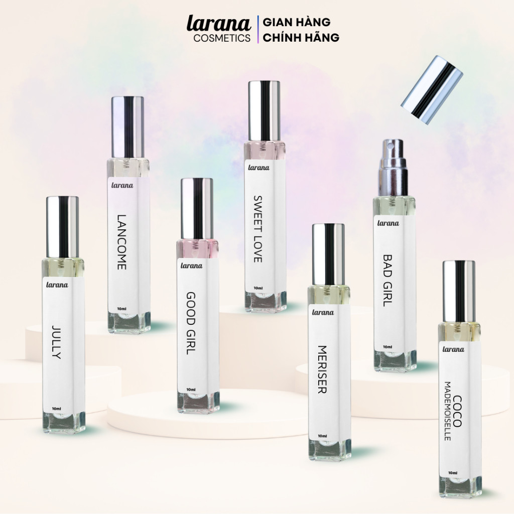 Nước hoa nữ Larana – mùi hương sang trọng, dịu nhẹ và quyến rũ, với nhiều lựa chọn hương thơm; dung 