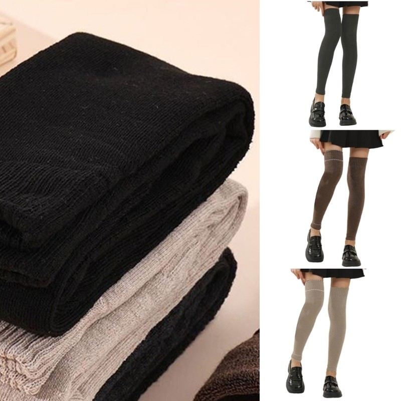 SWEET ~ Bảo vệ chân trên đầu gối giữ nhiệt Cosy Co giãn Phù hợp với trang phục thời trang hàng ngày 