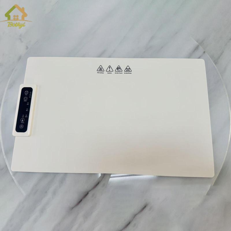 Máy hâm nóng thực phẩm điện Bothyi Cắm US Bảo quản dễ dàng Khay sưởi ấm điện đa năng Thảm sưởi ấm thực phẩm Tấm sưởi ấm cho bữa tối Buffet