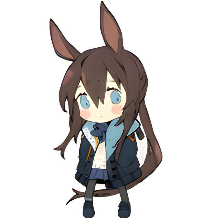 Arknight: High-Quality 5cm Acrylic Keychain - Double-Sided Print - Amiya