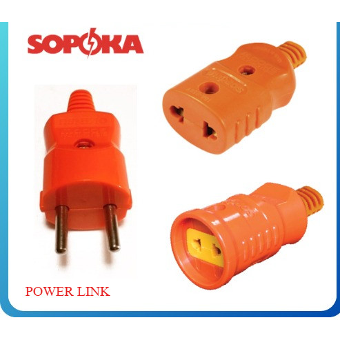 Phích Cắm Siêu Chịu Tải SOPOKA A3000W - C3000W - P3000W2 - Phích cái - Phích Đực