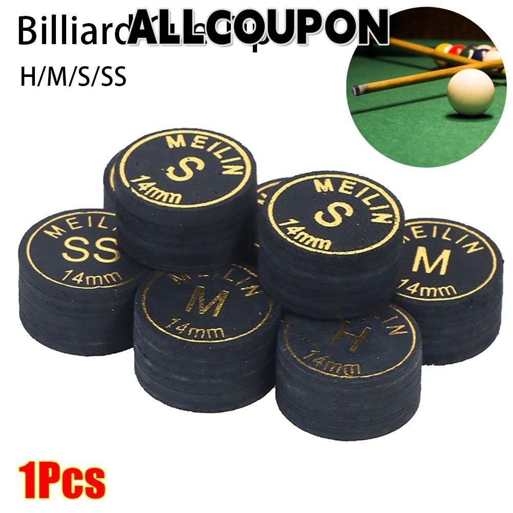 ALLCOUPON 1 Cái Đầu Billards, Phụ kiện sửa chữa cực H / M / S / SS Billards Cue Tips, Snooker Pool 1